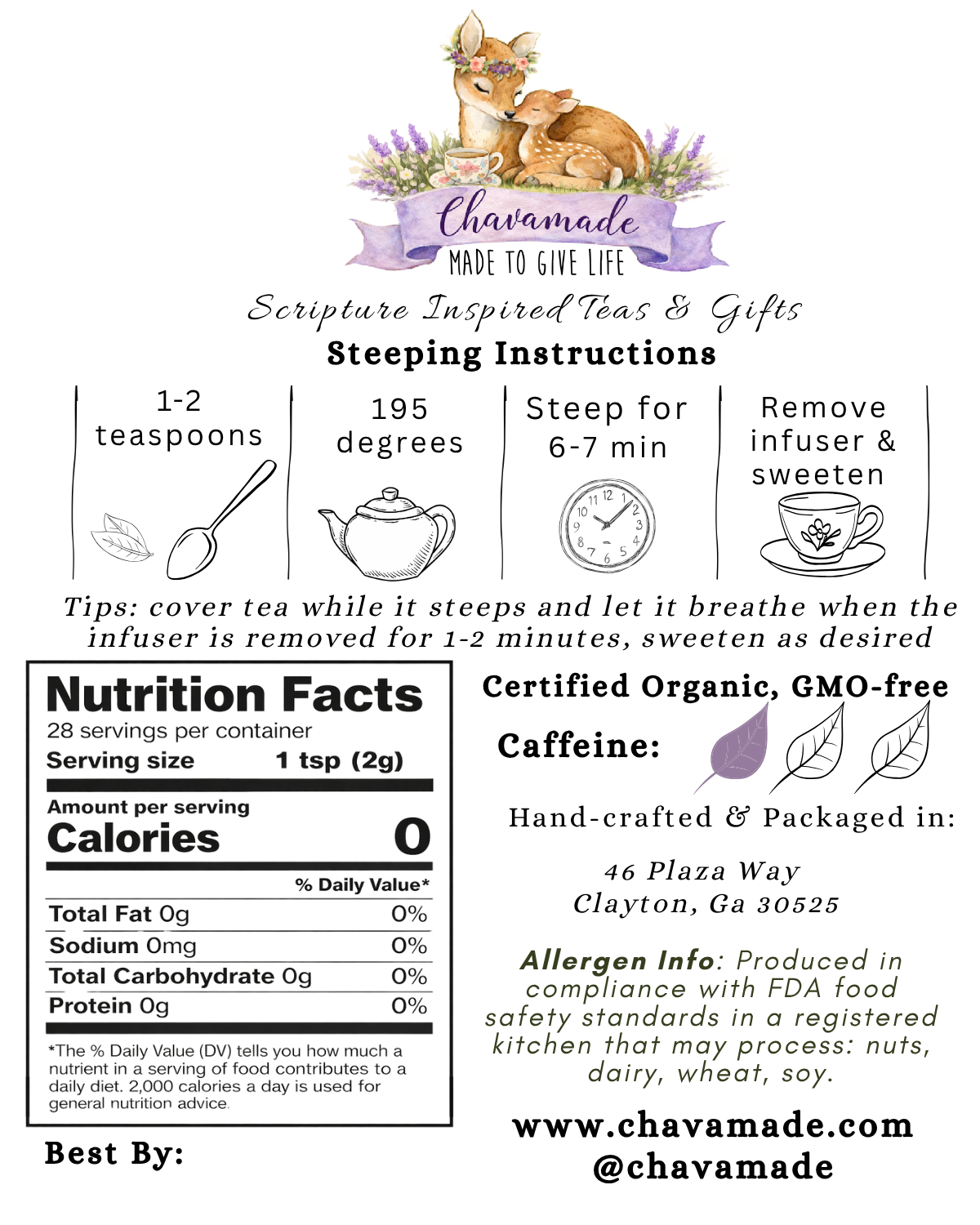 Consider the Birds-Blackberry & Honeysuckle White Tea