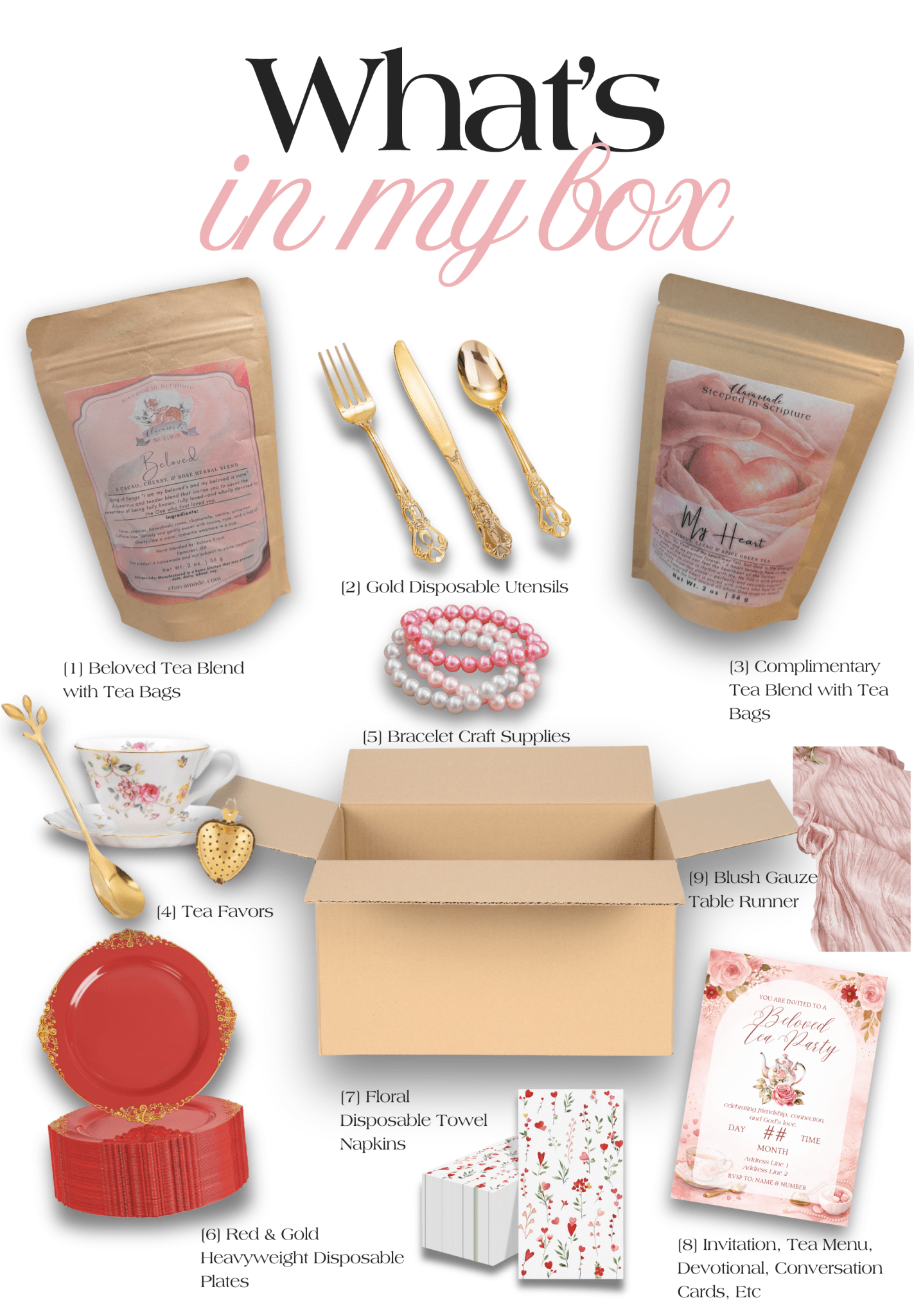 Beloved Tea Party Box - Chavamade