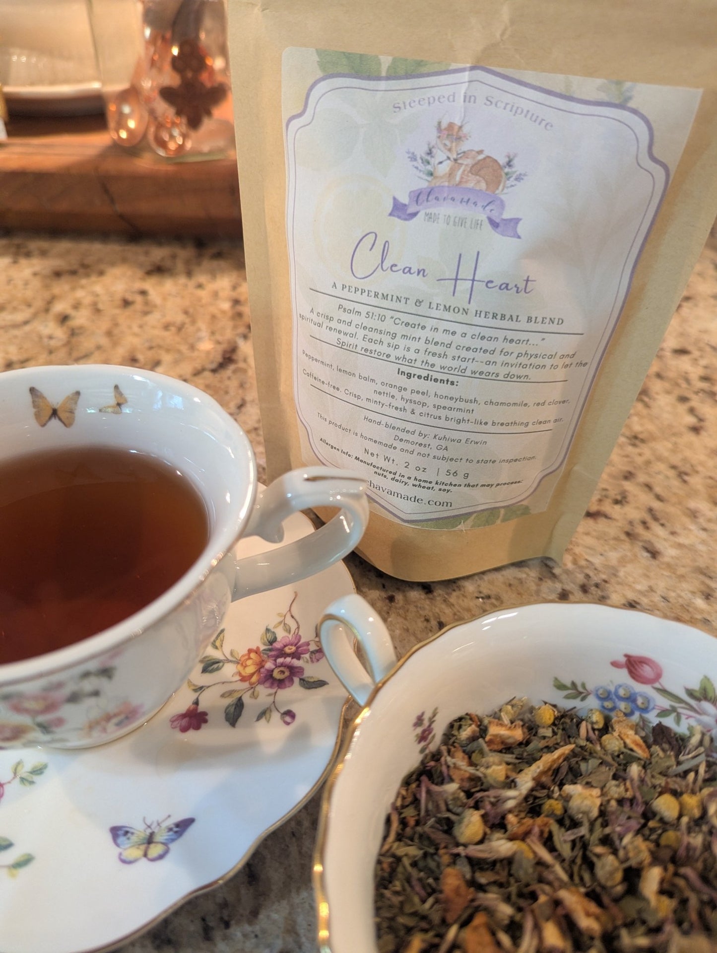"Clean Heart" Tea Blend - Chavamade