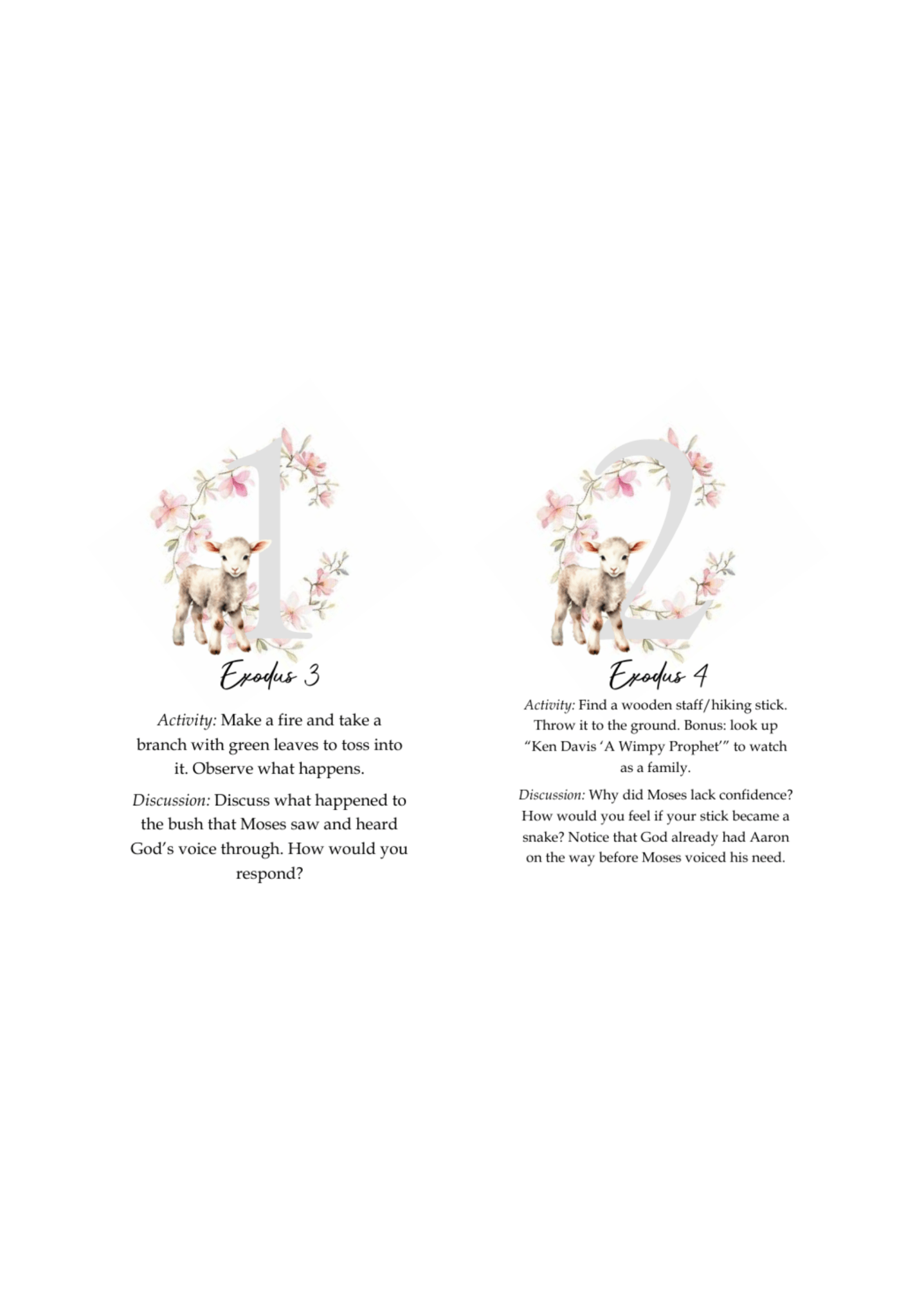 Easter Advent Cards - Chavamade