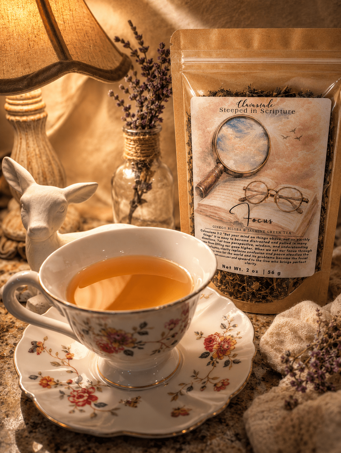 Focus - Gingko Biloba & Jasmine Green Tea (VIP) - Chavamade