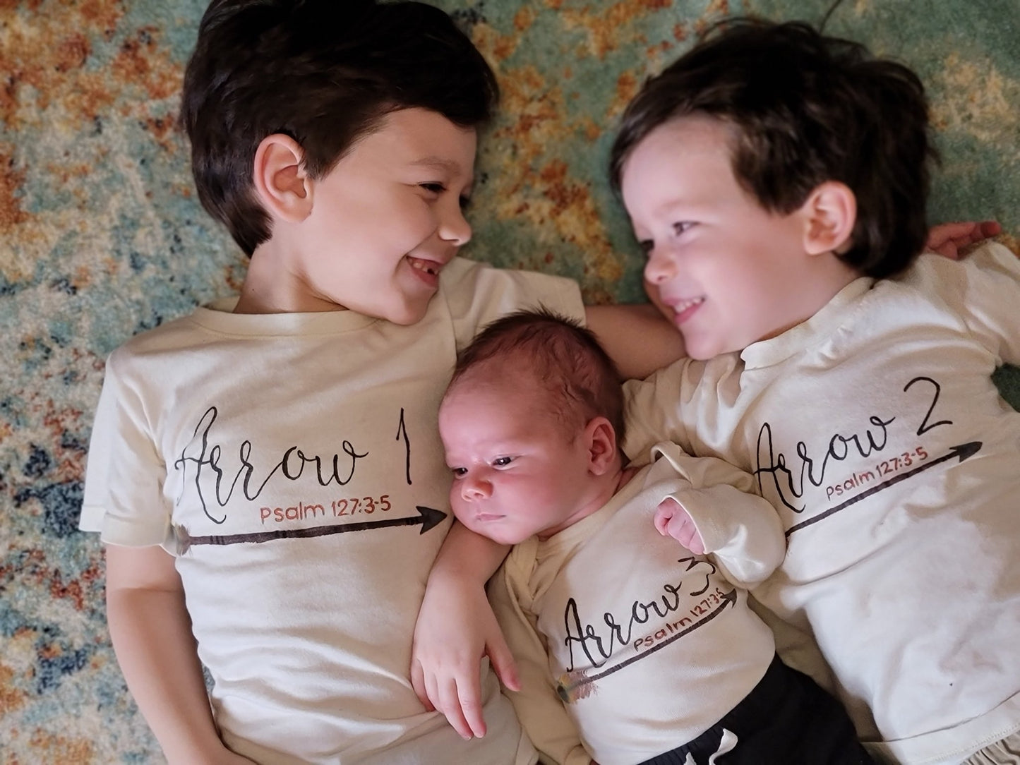 Hand - painted Sibling Shirts - Chavamade