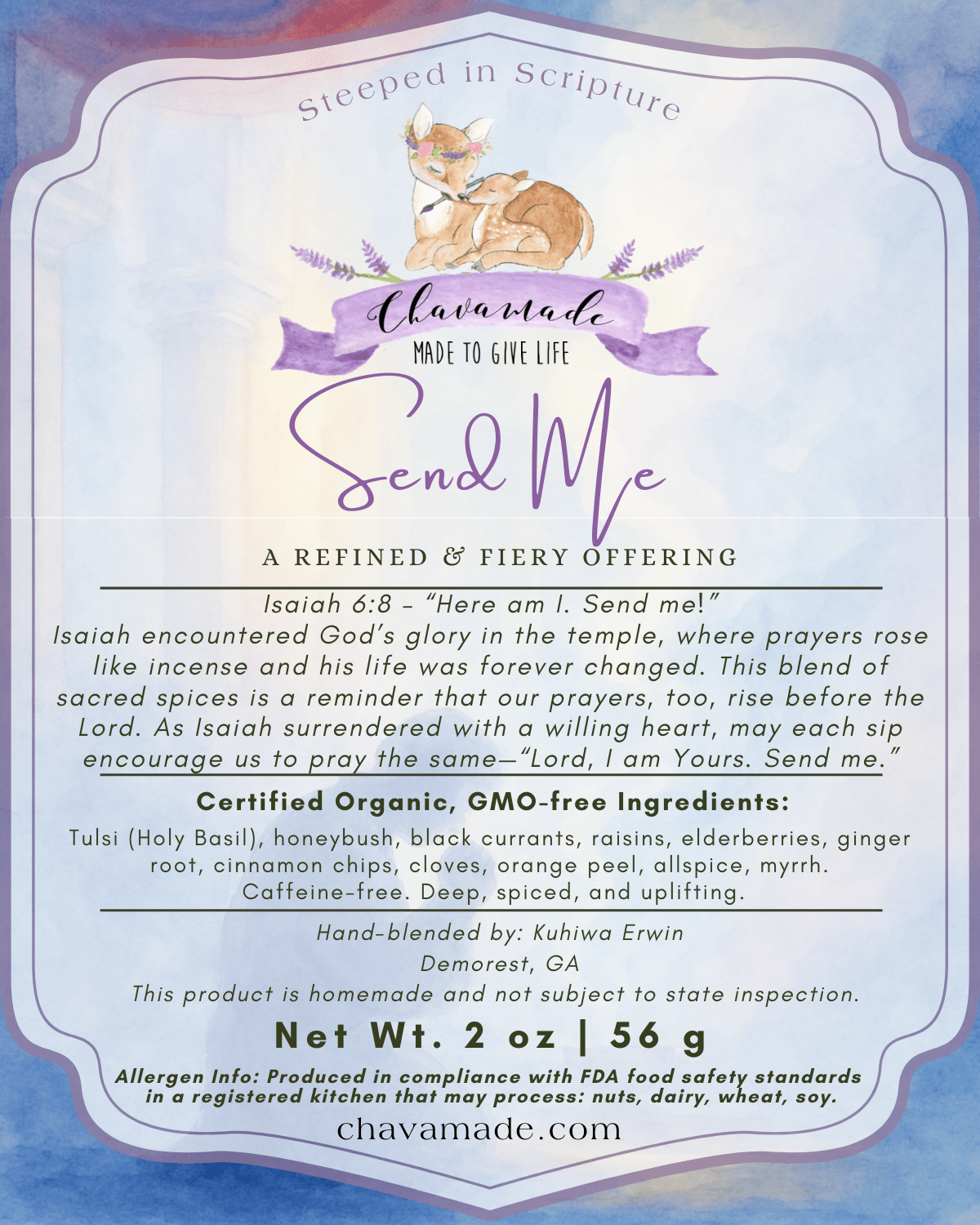 "Send Me" Tea Blend - Chavamade
