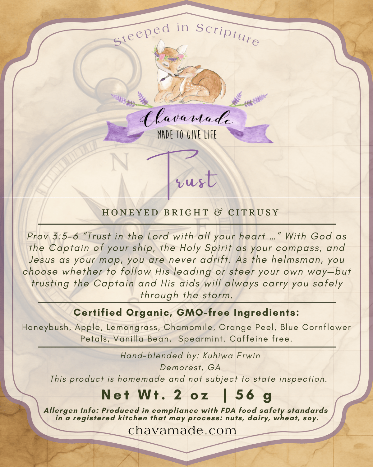 "Trust" Tea Blend - Chavamade