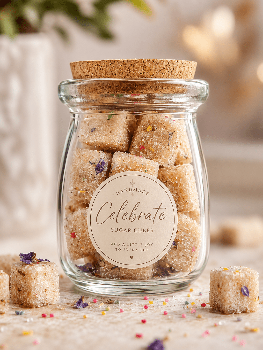 "Celebrate" Tea Sugar Cubes - Chavamade
