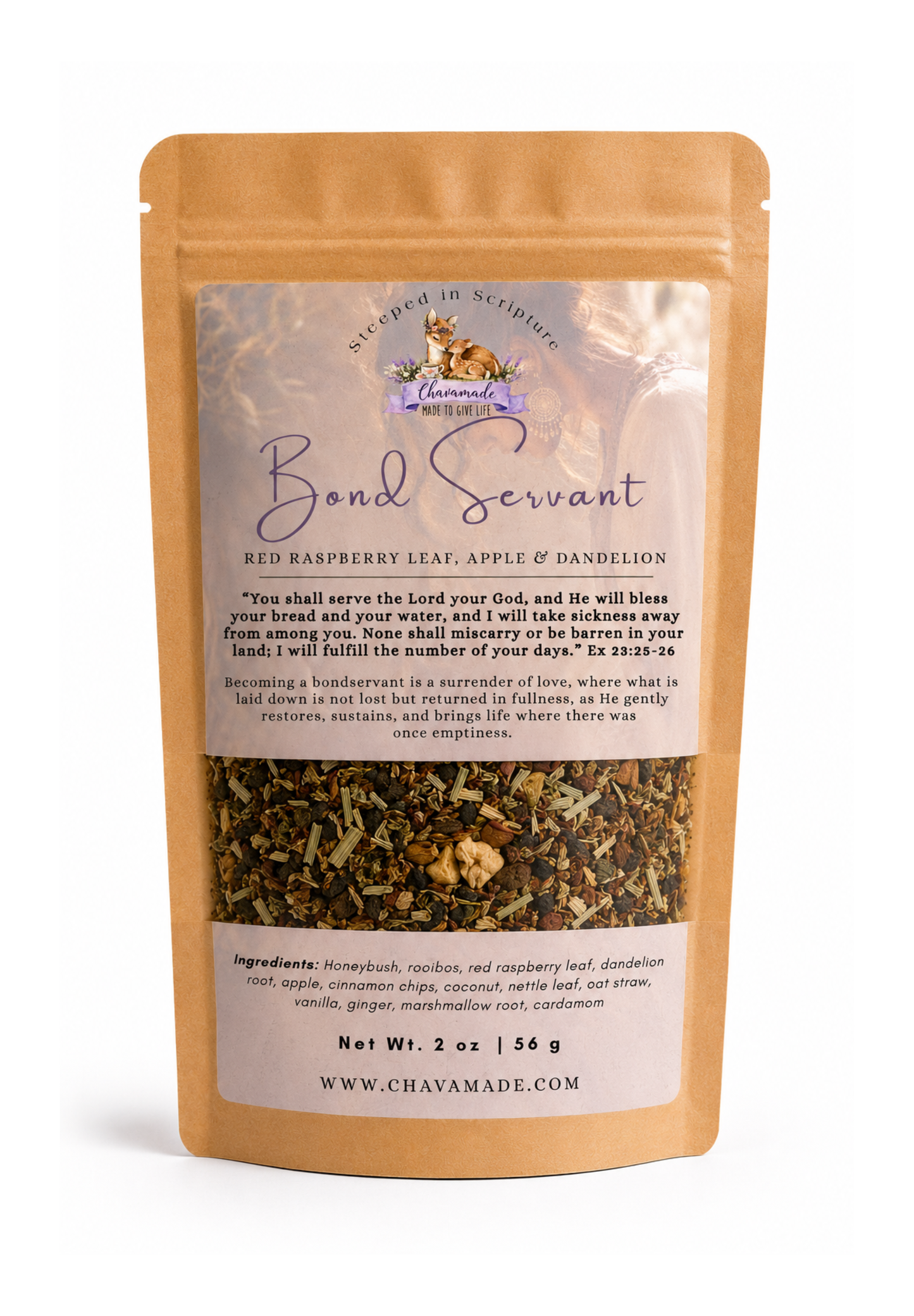 Bond Servant-Red Raspberry Leaf, Apple & Dandelion Tea (VIP)