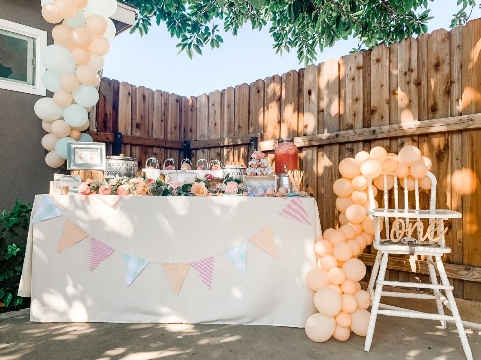 Peach Birthday Party Planning and Party in a Box