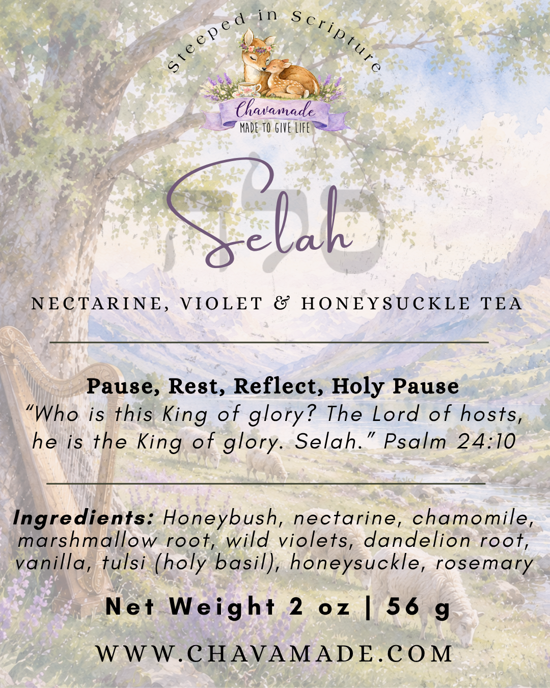 Selah-Nectarine, Violet & Honeysuckle (VIP)