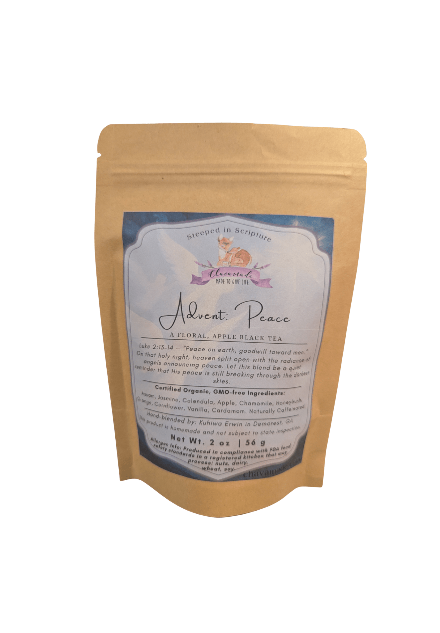 "Advent - Peace" Tea Blend (VIP) - Chavamade