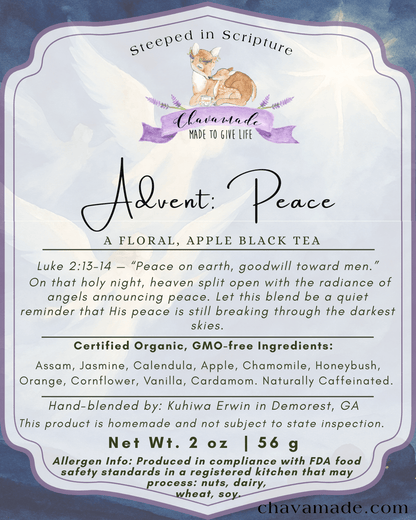 "Advent - Peace" Tea Blend (VIP) - Chavamade