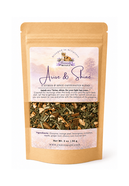 "Arise & Shine" Tea Blend: Citrus & Spice - Chavamade