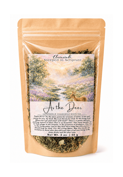 "As the Deer" Tea Blend: Lavender, Chamomile, Honeysuckle, & Lily - Chavamade