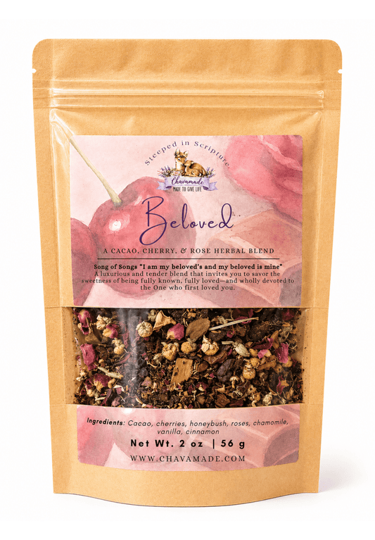 "Beloved" Tea Blend: Cacao, Cherry & Rose - Chavamade