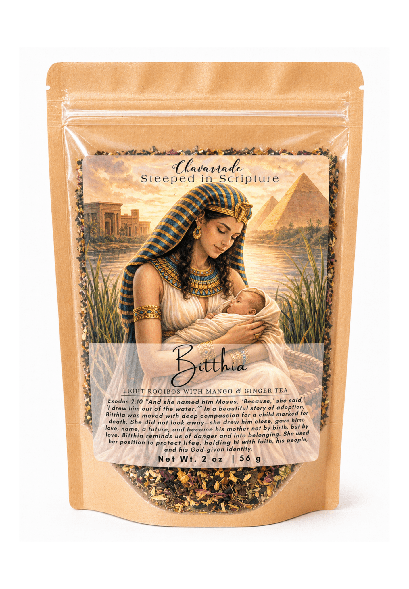 "Bitthia" Tea Blend: Mango & Ginger Rooibos - Chavamade