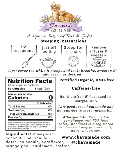 "Blessing" Tea Blend (VIP) - Chavamade