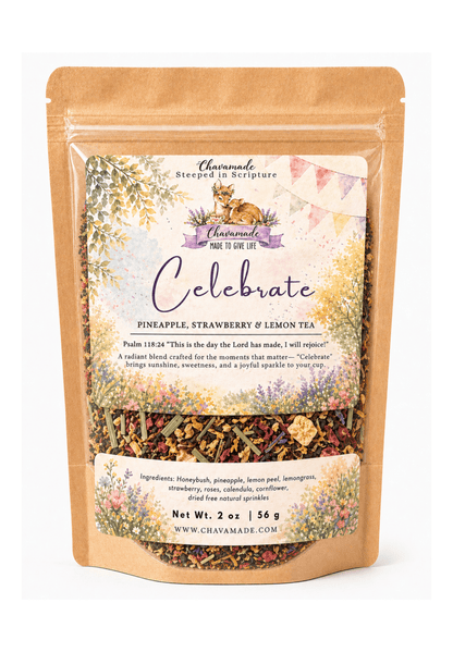 "Celebrate" Tea Blend: Pineapple, Strawberry & Lemon - Chavamade