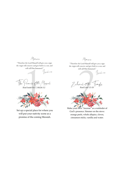 Christmas Advent Cards - Chavamade