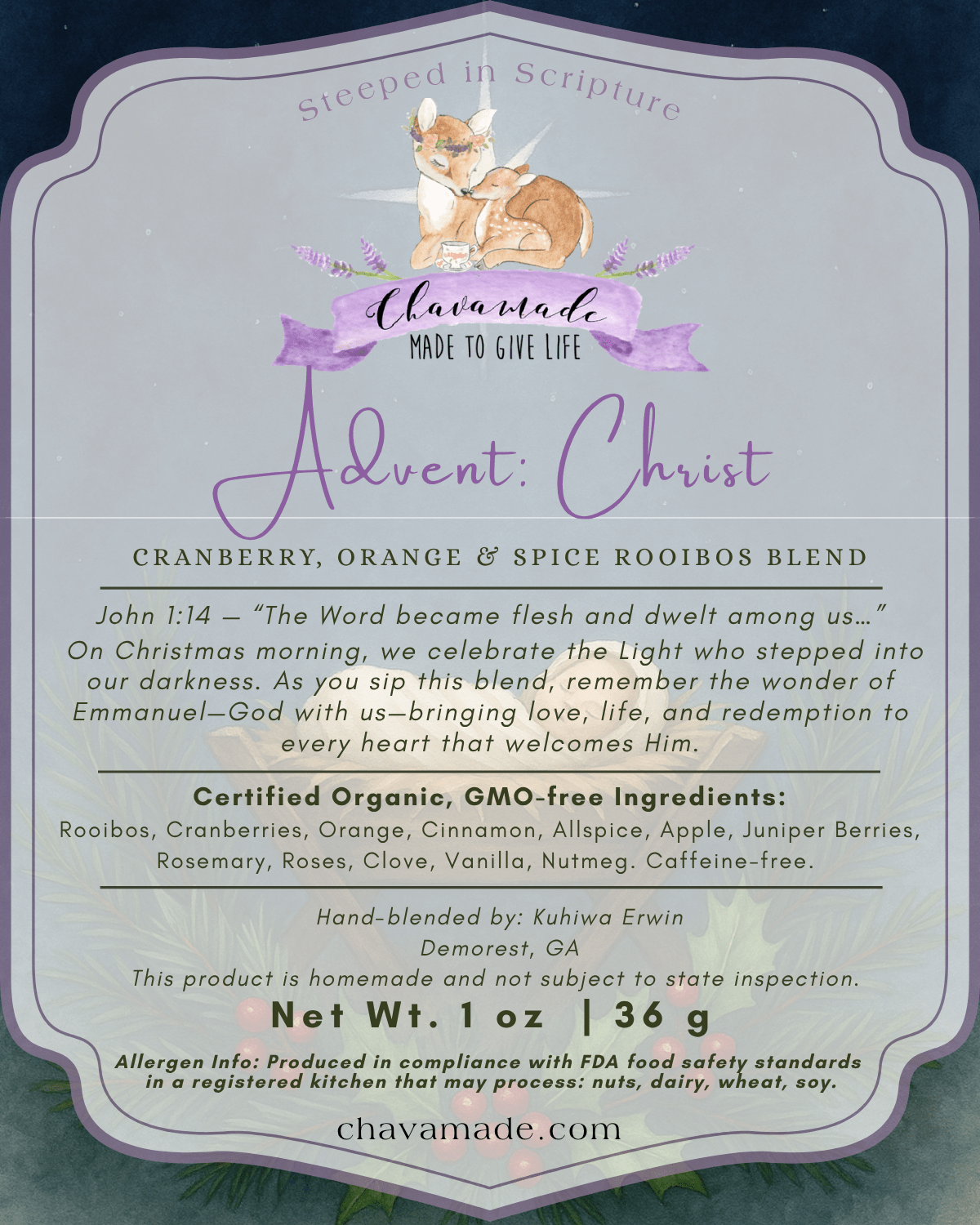 Christmas Gift Box Set - Chavamade