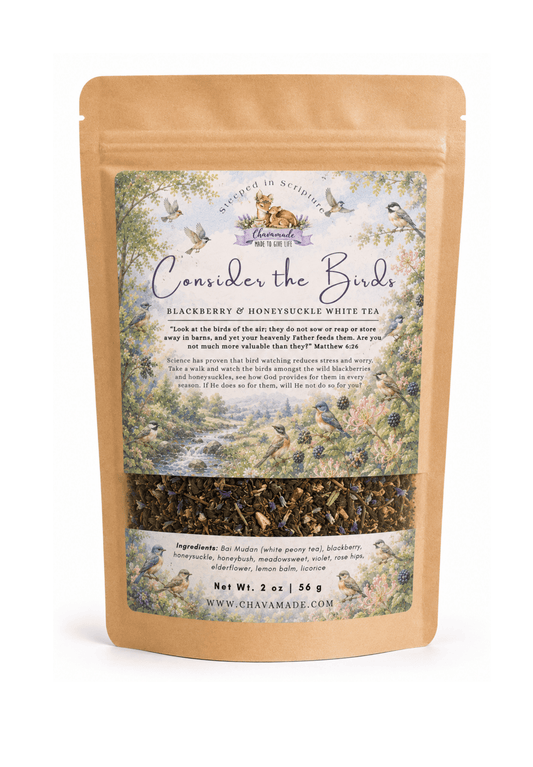 Consider the Birds-Blackberry & Honeysuckle White Tea - Chavamade