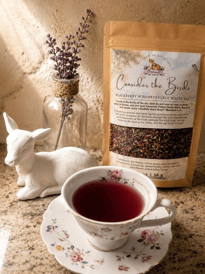 Consider the Birds-Blackberry & Honeysuckle White Tea - Chavamade