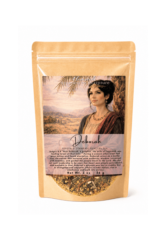 "Deborah" Tea Blend: Ginger & Turmeric Guayusa (metabolism & energy support) - Chavamade