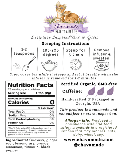 "Deborah" Tea Blend (VIP) - Chavamade