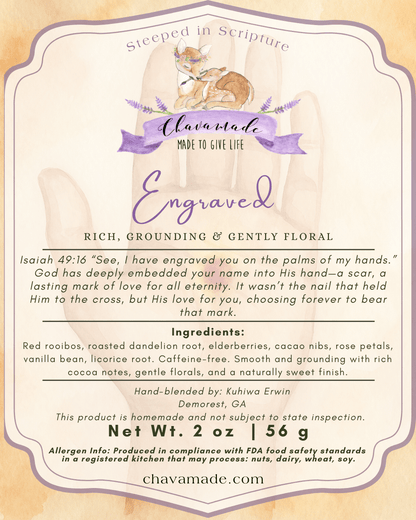 "Engraved" Tea Blend - Chavamade