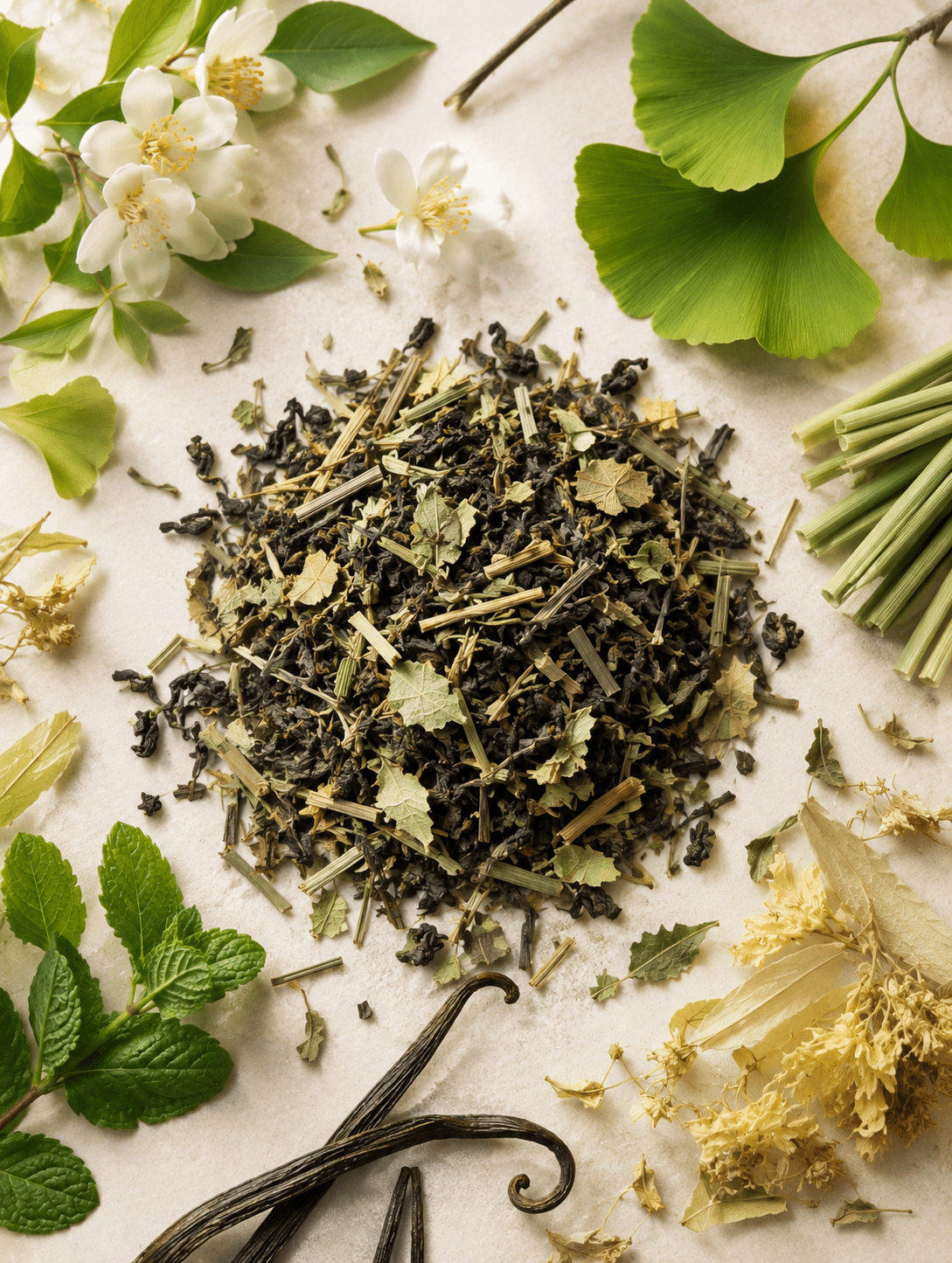 Focus - Gingko Biloba & Jasmine Green Tea (VIP) - Chavamade