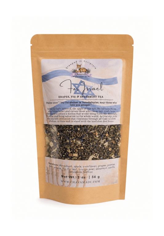 "For Israel" Tea Blend: Fig & Citrus Honeybush - Chavamade