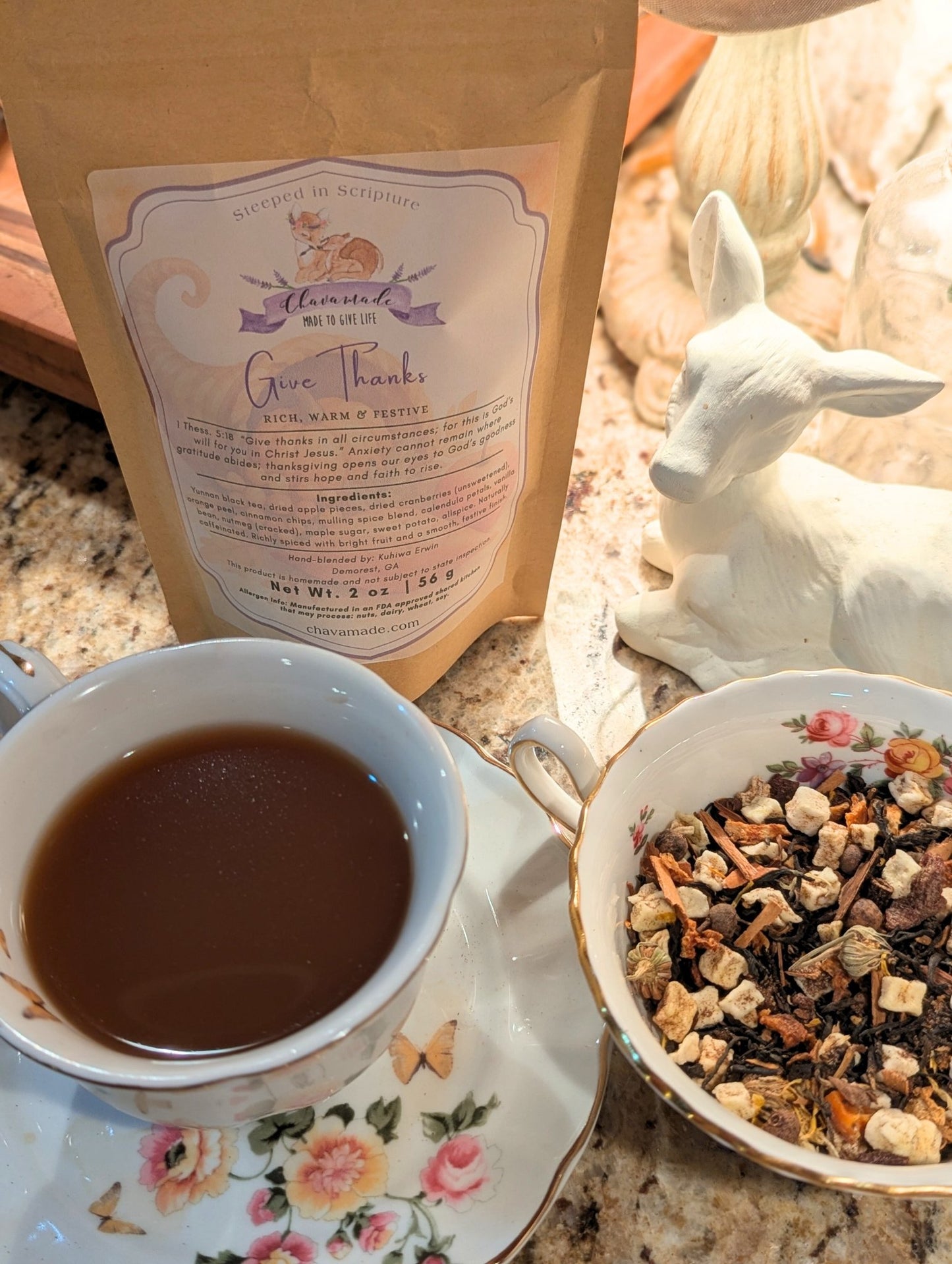 "Give Thanks" Tea Blend - Chavamade