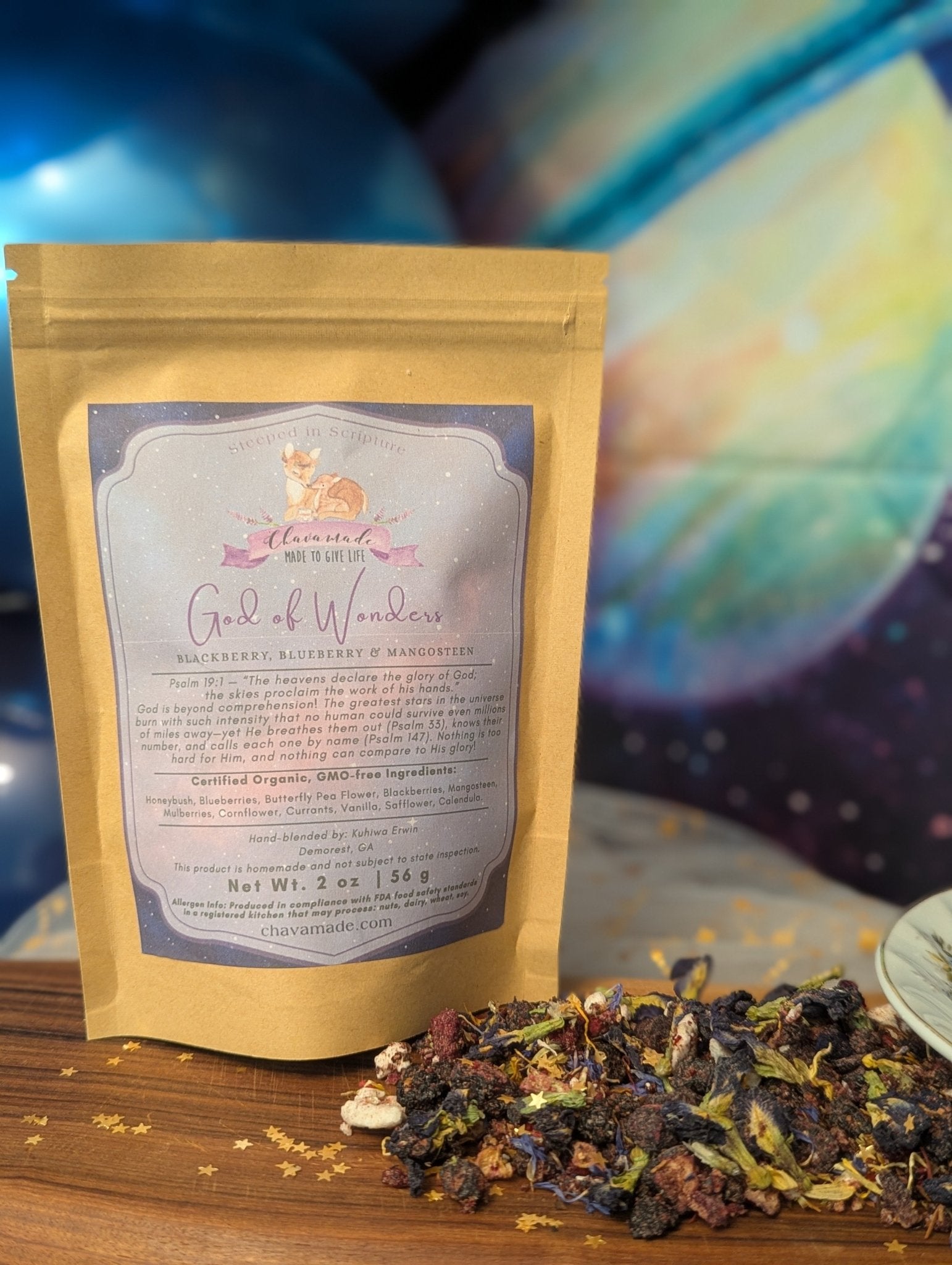 "God of Wonders" Tea Blend - Chavamade