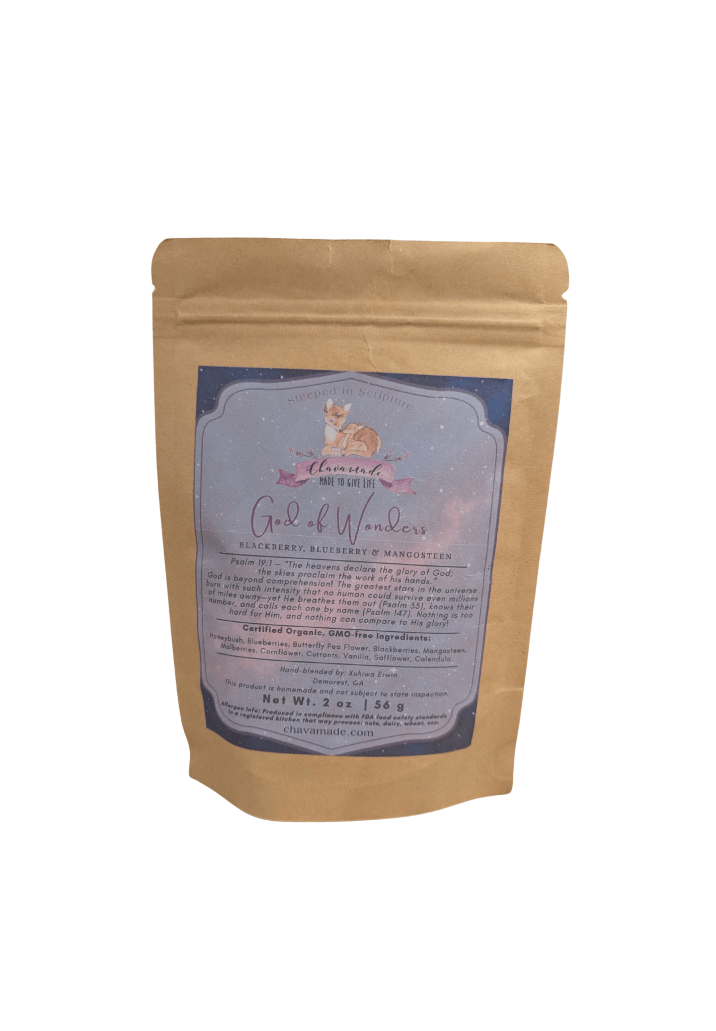 "God of Wonders" Tea Blend - Chavamade