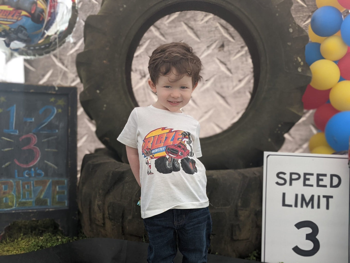 Hand - painted Custom Birthday Shirt - Chavamade
