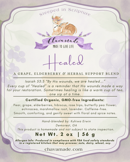 "Healed" Tea Blend - Chavamade