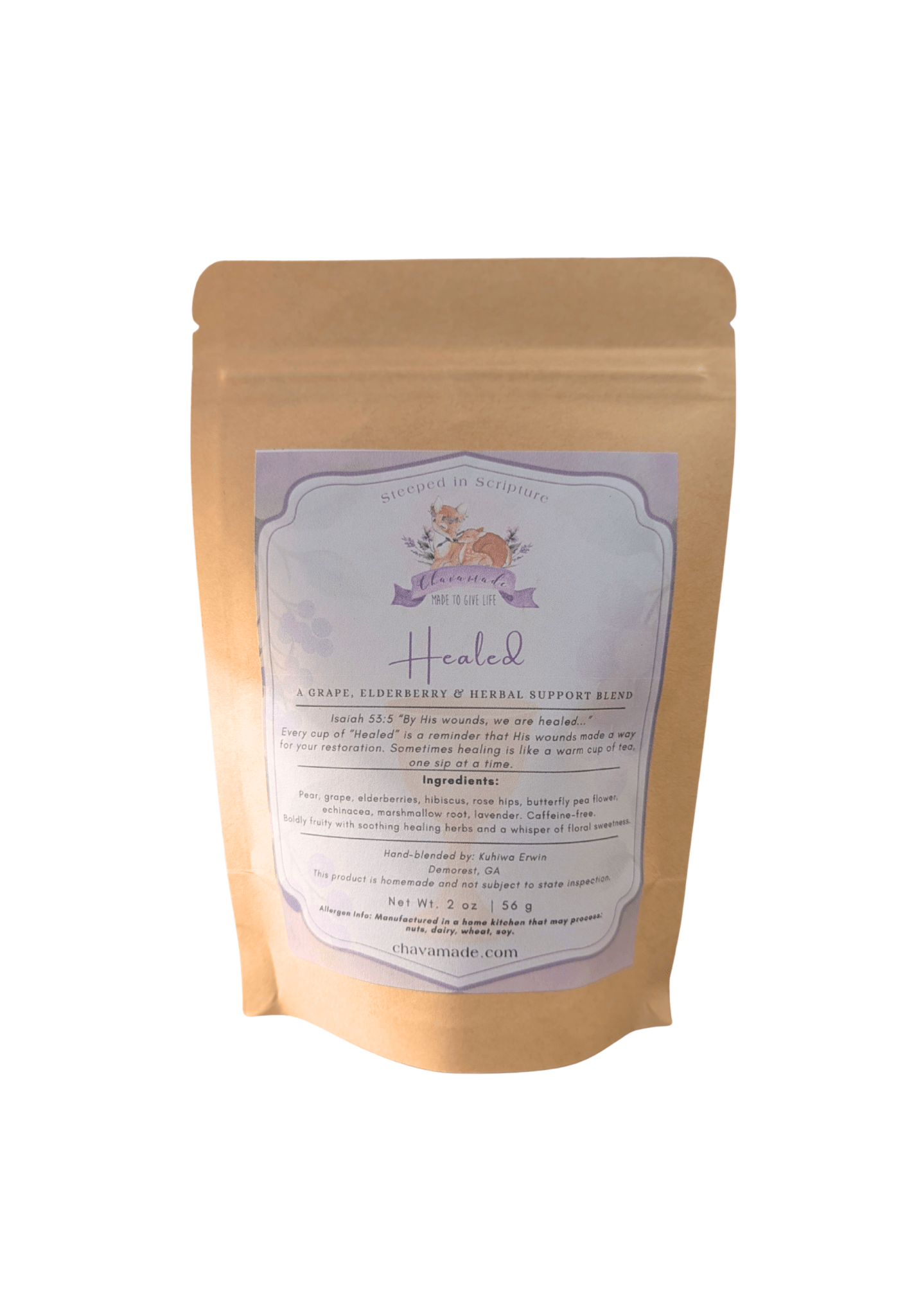 "Healed" Tea Blend - Chavamade