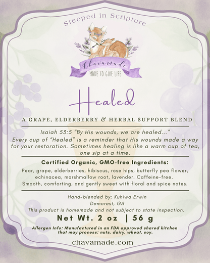"Healed" Tea Blend (VIP) - Chavamade
