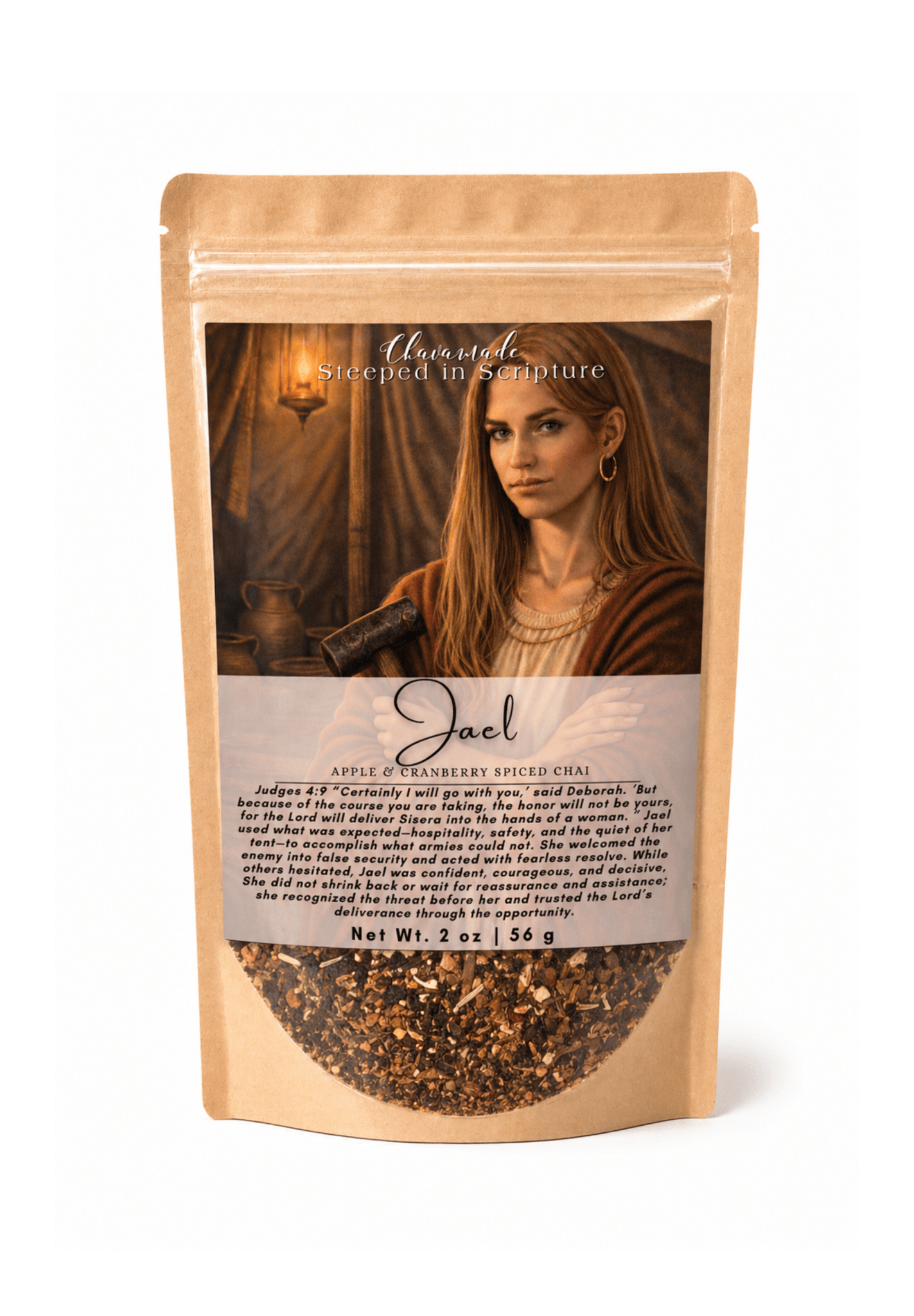 "Jael" Tea Blend: Apple & Cranberry Spiced Chai - Chavamade