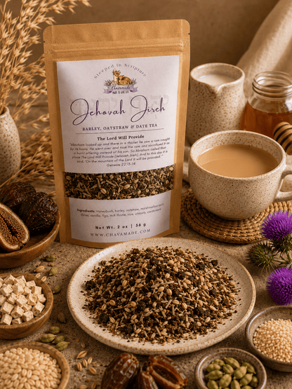 Jehovah Jireh - Barley, Oatstraw & Dates - Chavamade