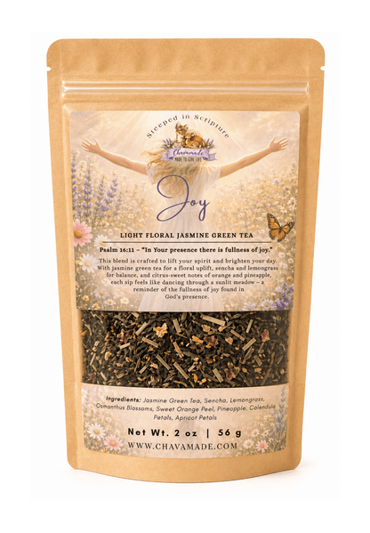 "Joy" Tea Blend: Light Meadow Sencha & Jasmine Green Tea - Chavamade