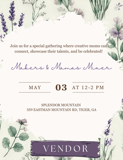 Makers & Mamas Mixer - VENDOR - Chavamade