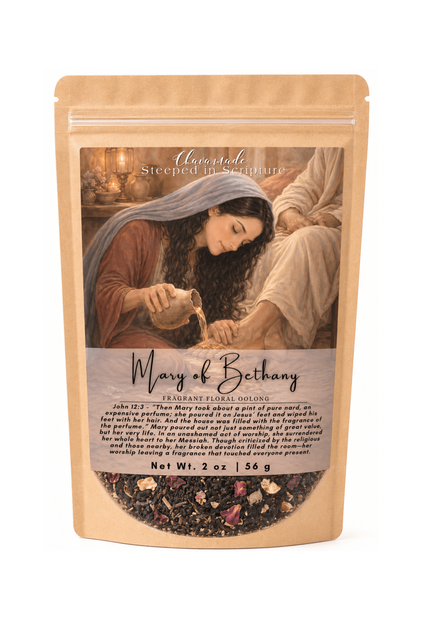 "Mary of Bethany" Tea Blend: Fragrant, Floral Oolong - Chavamade