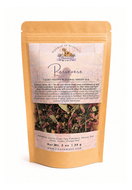 "Persevere" Tea Blend: Fruity & Floral Green Tea - Chavamade