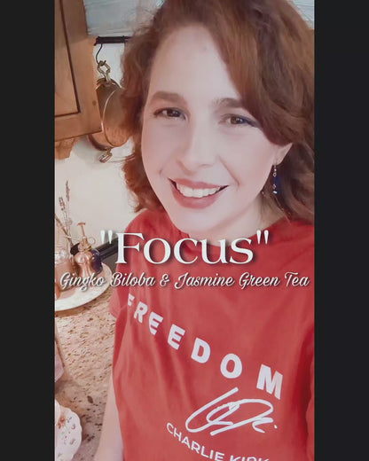 Focus-Gingko Biloba & Jasmine Green Tea (focus, energy)