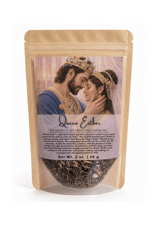 "Queen Esther" Tea Blend: Blueberry & Butterfly Pea Flower - Chavamade