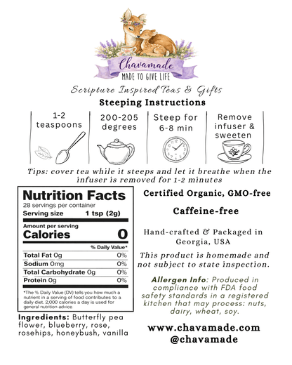 "Queen Esther" Tea Blend (VIP) - Chavamade