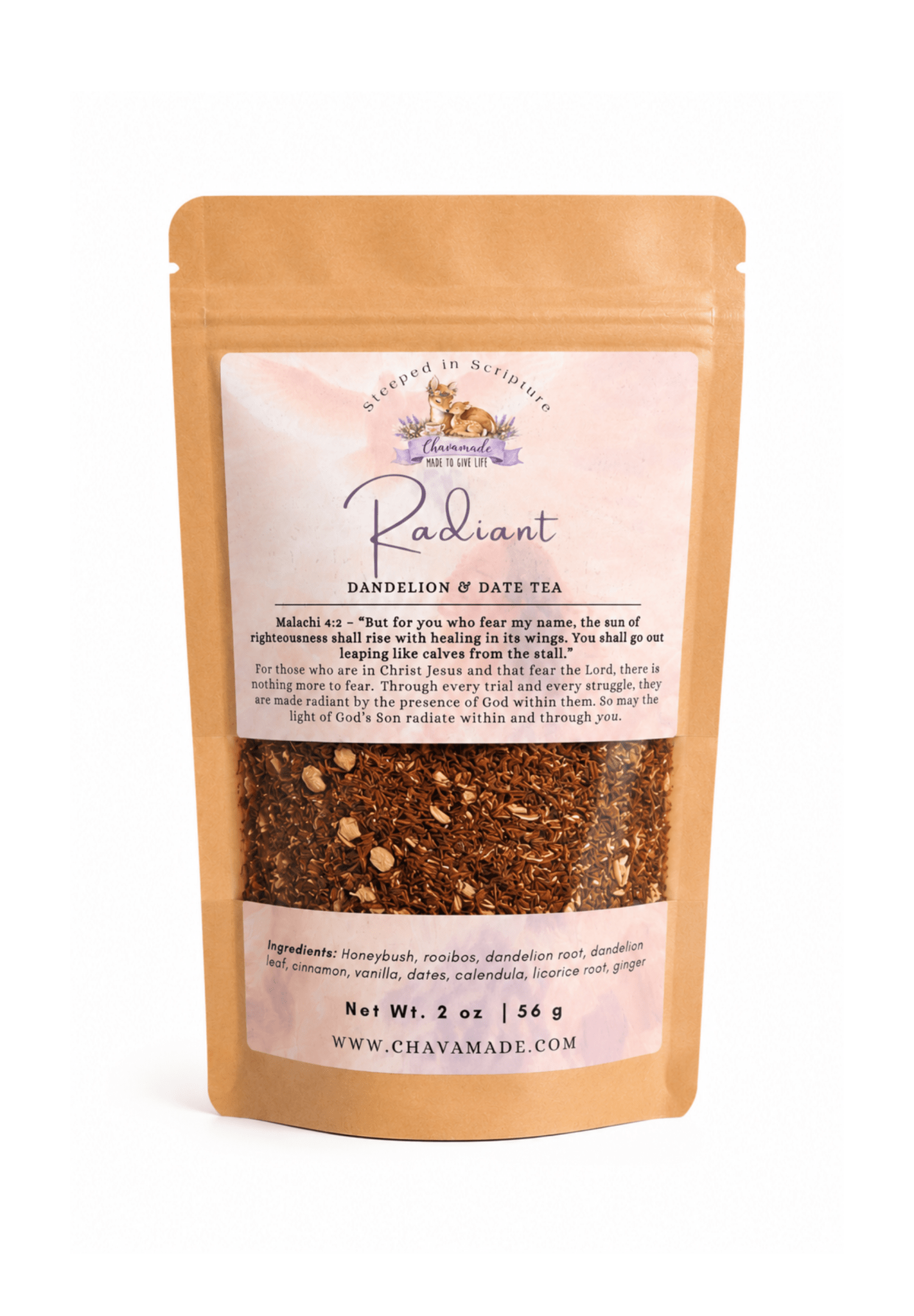 "Radiant"-Dandelion & Date Tea (VIP) - Chavamade