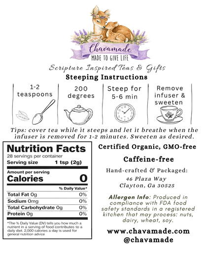 "Refreshed" Tea Blend (VIP) - Chavamade