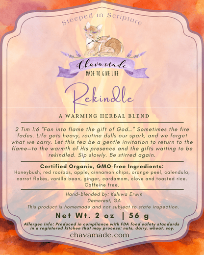 "Rekindle" Tea Blend - Chavamade