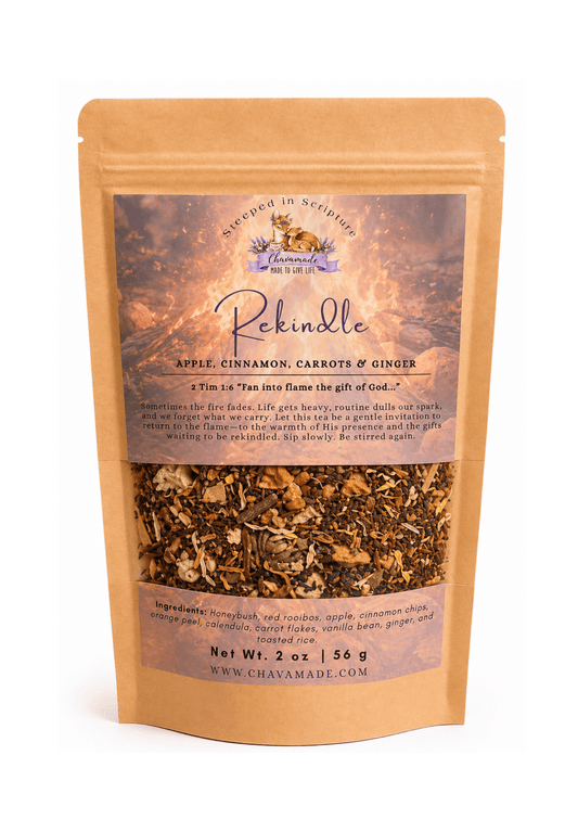 "Rekindle" Tea Blend: Apple, Cinnamon, Carrots & Ginger - Chavamade