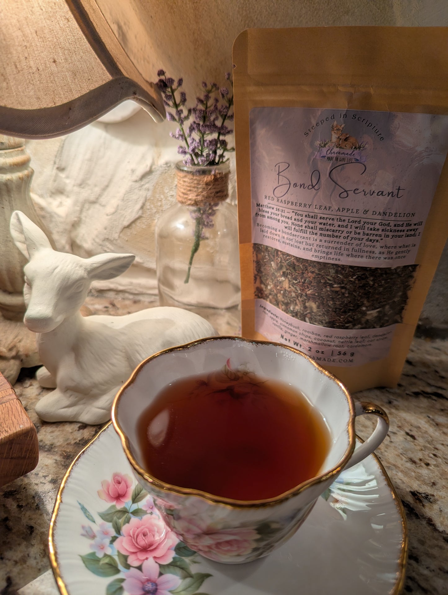Bond Servant-Red Raspberry Leaf, Apple & Dandelion Tea (VIP)